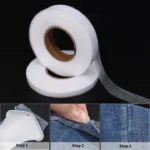 1/2 inch **Rivil Civil Tape (Double-Sided Interlining Adhesive) – Iron-On Hemming Tape for Effortless Fabric Repairs**60M 1.5cm/ Half inch Double-sided Non-woven Adhesive Cloth Hem Tape - Image 5