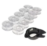 10 Pcs Class 66 Sewing Machine Bobbins Plastic #172222P/172336P for Singer Machines Drop-In Bobbins Sewing Accessories