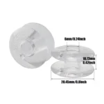 10 Pcs Class 66 Sewing Machine Bobbins Plastic #172222P/172336P for Singer Machines Drop-In Bobbins Sewing Accessories - Image 4